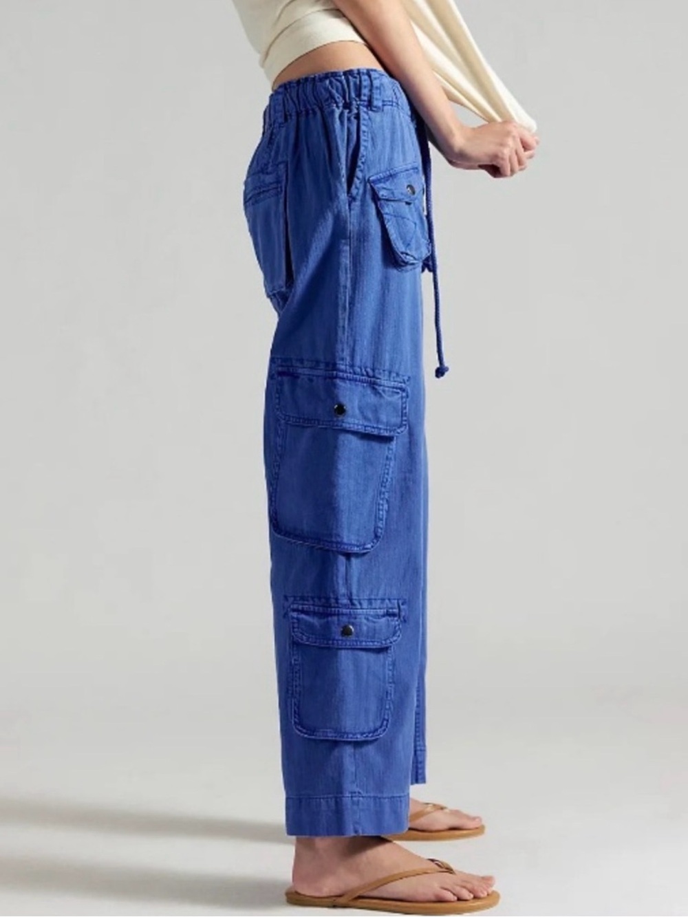 Free People - We The Free Tahiti Pull-On Cargo Pants - Picture 5 of 9